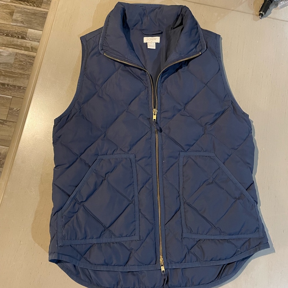 J.Crew Women’s Navy Down Vest